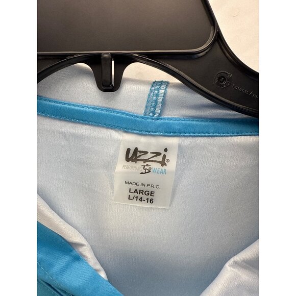 Uzzi Gradient Ombre Hoodie L 14-16  Rainbow Fishing Shirt UPF Long Sleeve - Picture 2 of 7